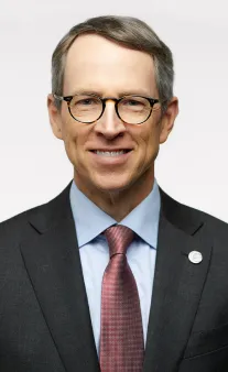 Portrait of the chair of the AGA board, Sid McAnnally