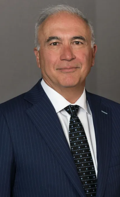 Portrait of the chair of the AGA board, Jerry Norcia