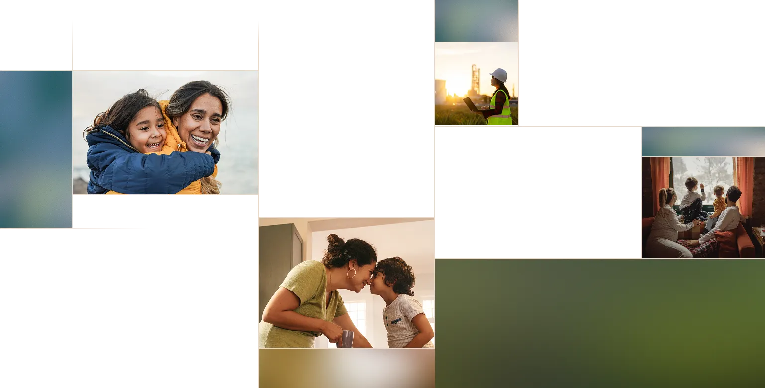 A collection of images showcasing AGA's impact.